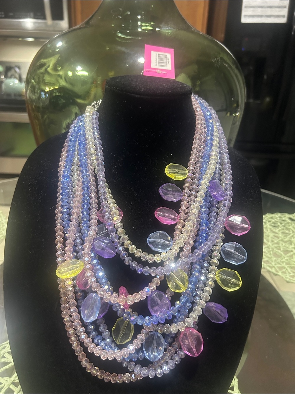 Sassy Jones Malia Unicorn Necklace with Colored Accent Stones